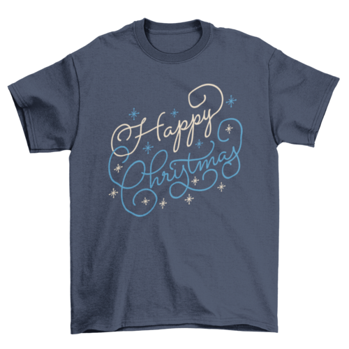 Happy Christmas quote t-shirt