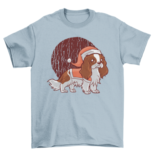 Cute Santa Dog Hat T-shirt