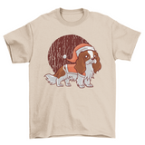 Cute Santa Dog Hat T-shirt