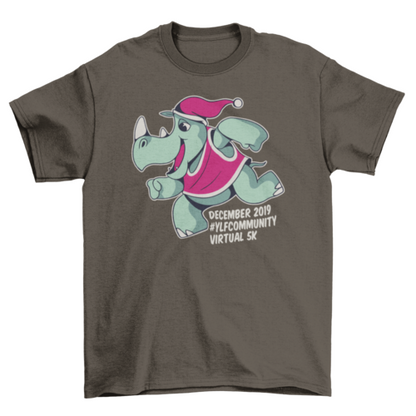 Xmas rhino t-shirt