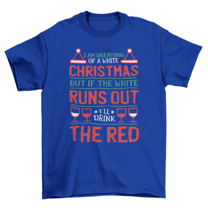 Wine christmas quote t-shirt design