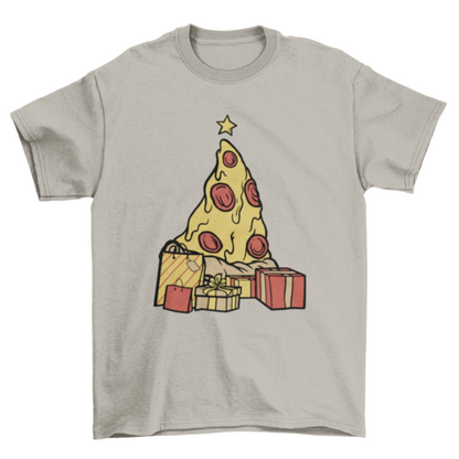 Pizza christmas t-shirt