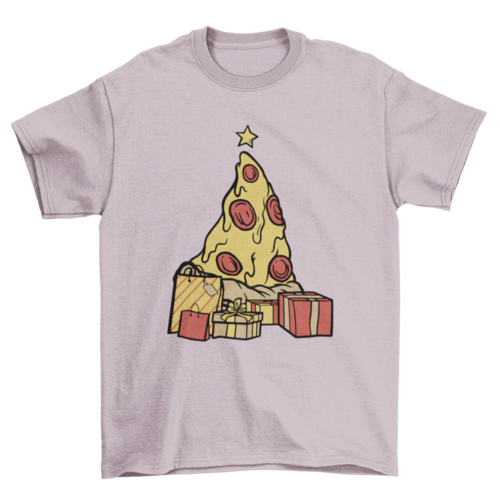 Pizza christmas t-shirt