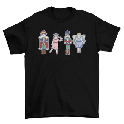 Nutcracker characters t-shirt