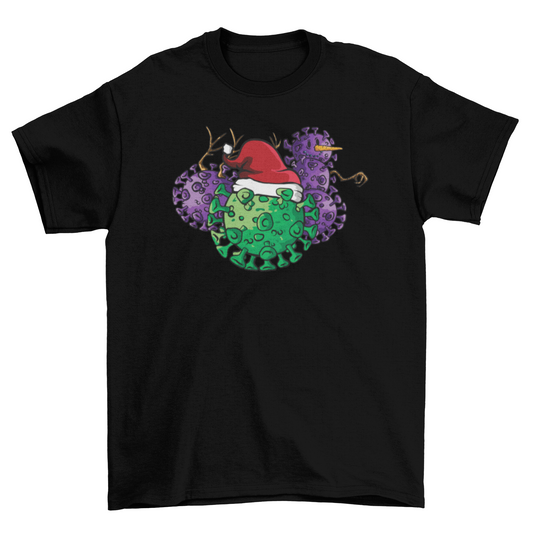 Covid christmas t-shirt