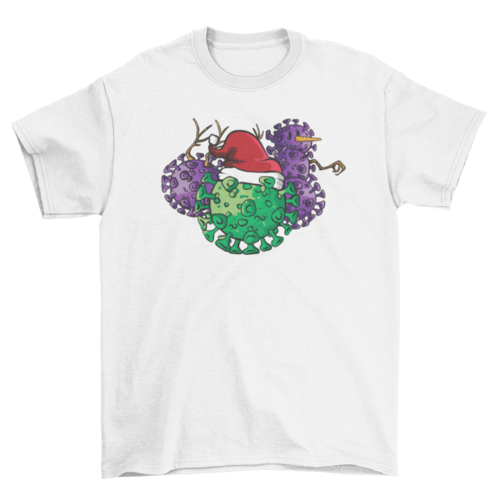 Covid christmas t-shirt