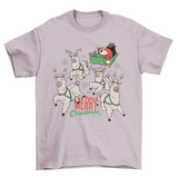 Sloth santa t-shirt