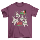 Sloth santa t-shirt