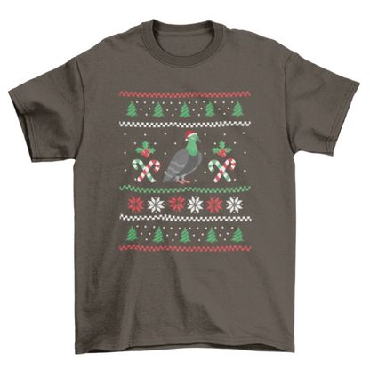 Pidgeon ugly sweater t-shirt