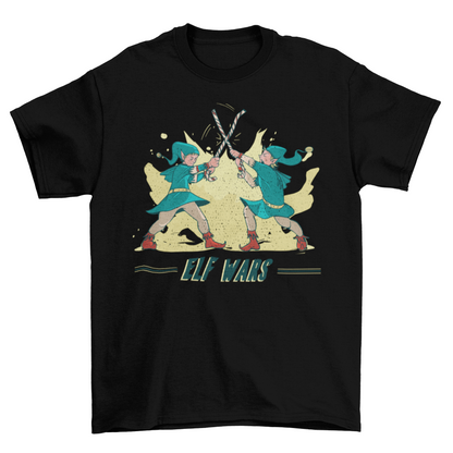 Elf wars t-shirt