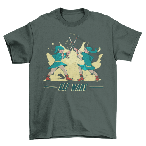 Elf wars t-shirt