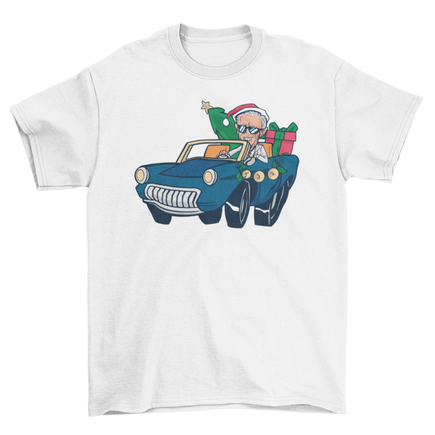 Christmas biden riding t-shirt