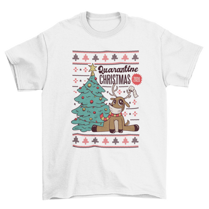 Quarantine xmas 2020 t-shirt