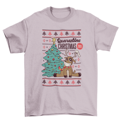 Quarantine xmas 2020 t-shirt