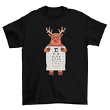 Reindeer eye chart t-shirt