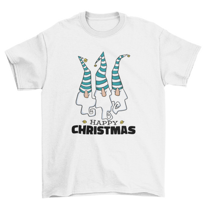 Merry Christmas gnomes t-shirt