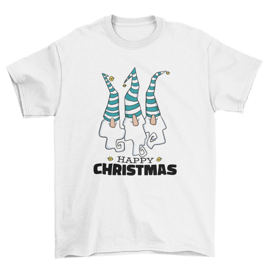 Merry Christmas gnomes t-shirt