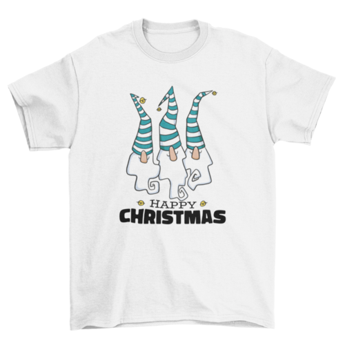 Merry Christmas gnomes t-shirt