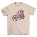 Biker Santa t-shirt