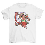 Drunk Christmas reindeer t-shirt