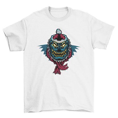 Scary Christmas monster t-shirt