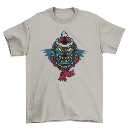 Scary Christmas monster t-shirt