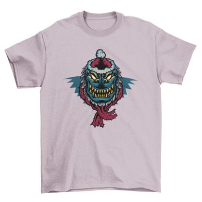 Scary Christmas monster t-shirt