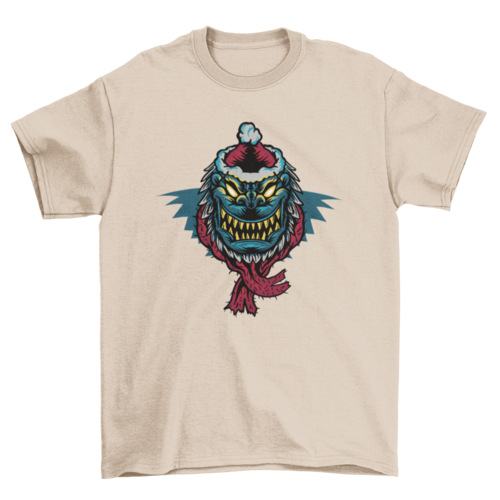 Scary Christmas monster t-shirt