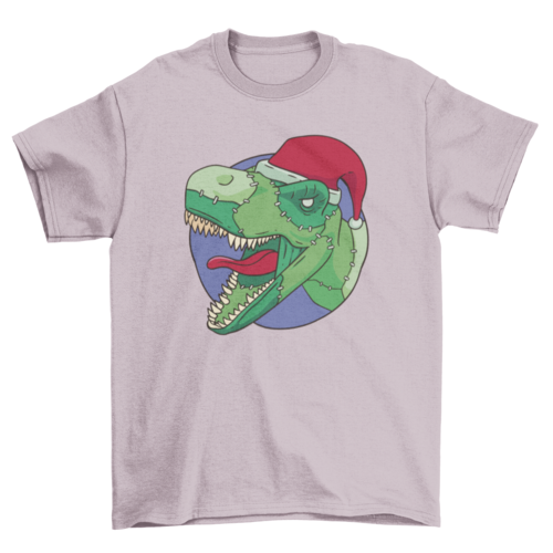 Christmas t-rex dinosaur t-shirt