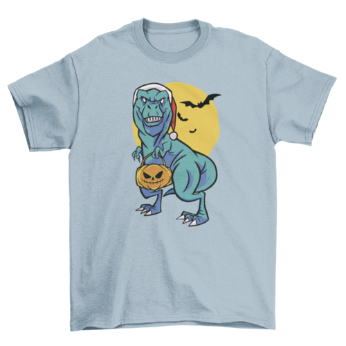 Christmas and Halloween t-rex t-shirt