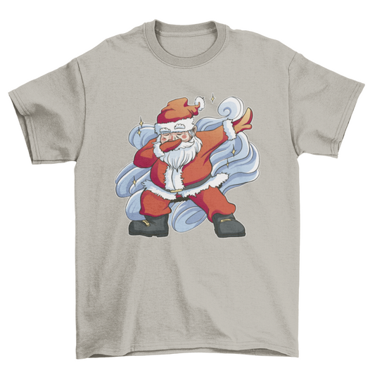 Santa claus christmas dabbing t-shirt