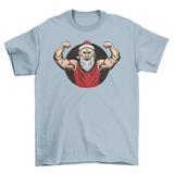 Strong Santa Christmas t-shirt