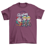 Christmas elves and Santa t-shirt