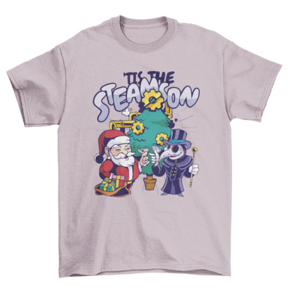 Steampunk Christmas t-shirt design