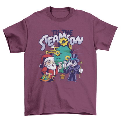 Steampunk Christmas t-shirt design