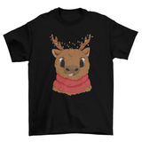 Cute Christmas reindeer t-shirt