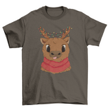 Cute Christmas reindeer t-shirt