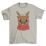 Cute Christmas reindeer t-shirt