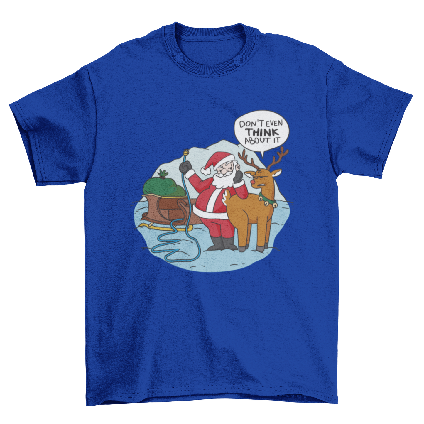 Naughty Santa Christmas t-shirt