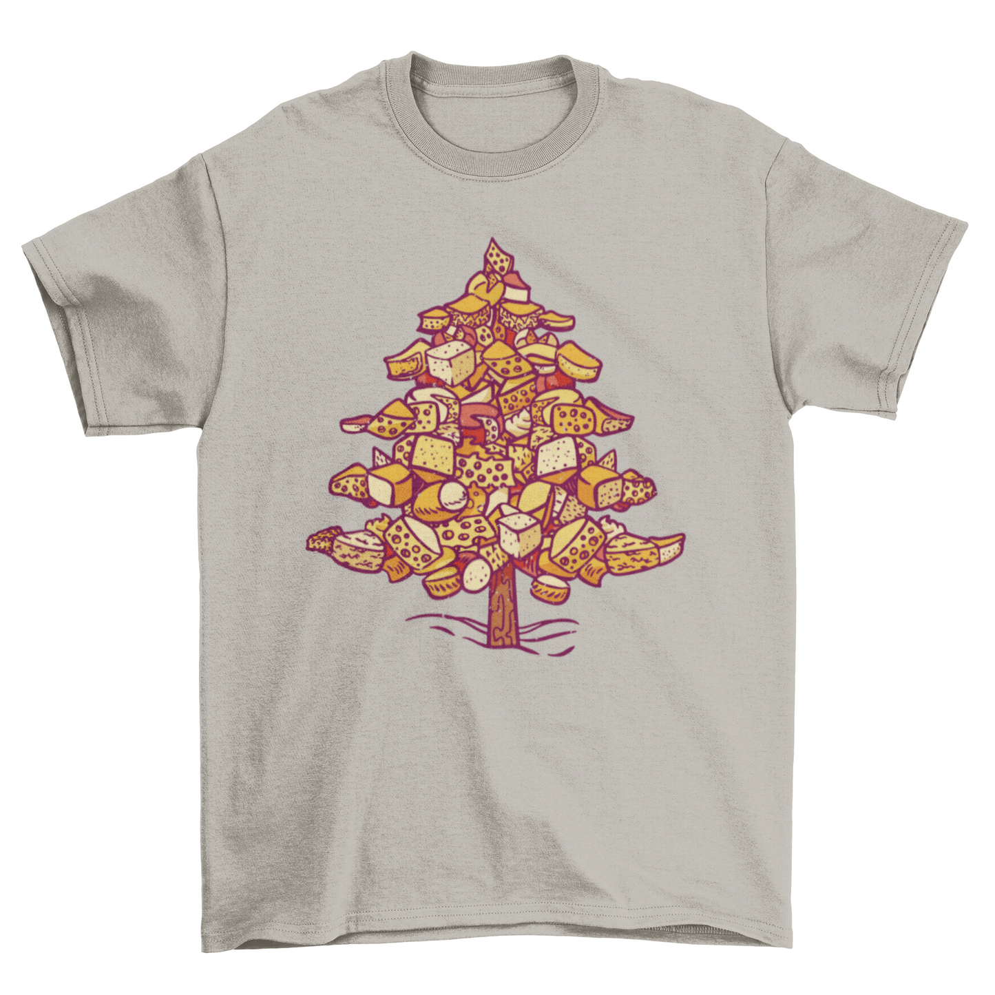 Cheese christmas tree t-shirt