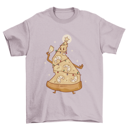 Christmas Pineapple Pizza Tree T-shirt