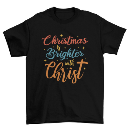 Christmas quote lettering t-shirt