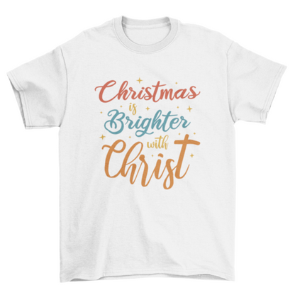 Christmas quote lettering t-shirt