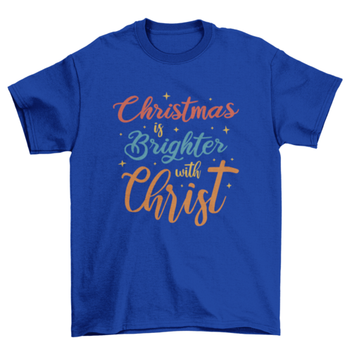 Christmas quote lettering t-shirt