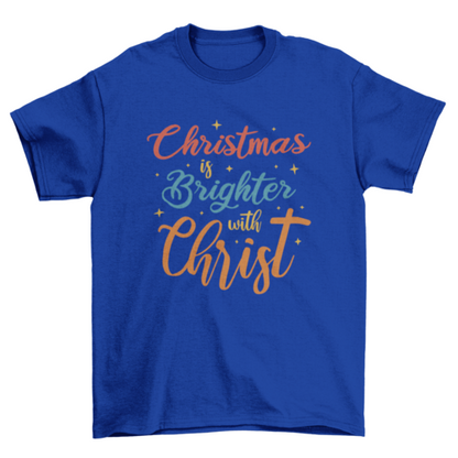 Christmas quote lettering t-shirt