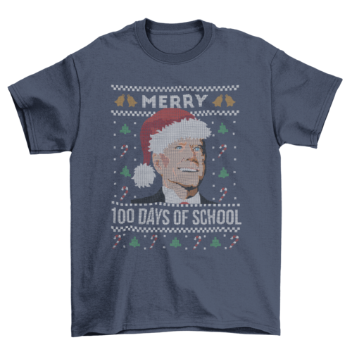 Christmas Biden ugly sweater t-shirt