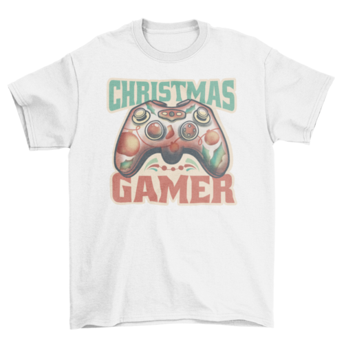 Christmas joystick for gamers t-shirt