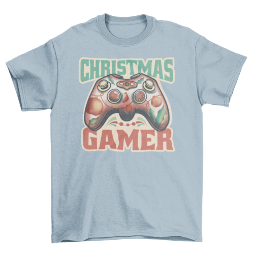 Christmas joystick for gamers t-shirt