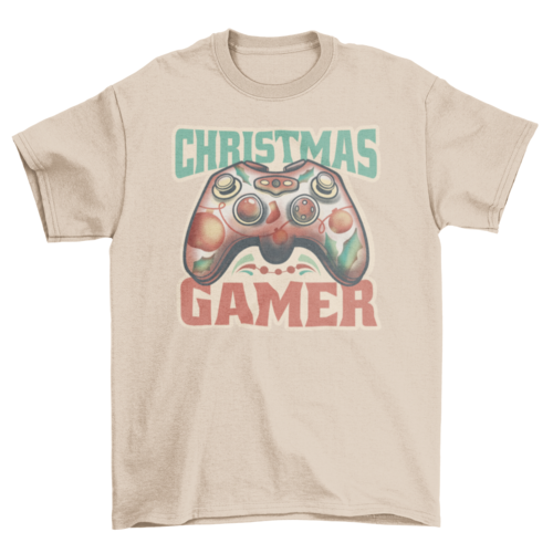 Christmas joystick for gamers t-shirt