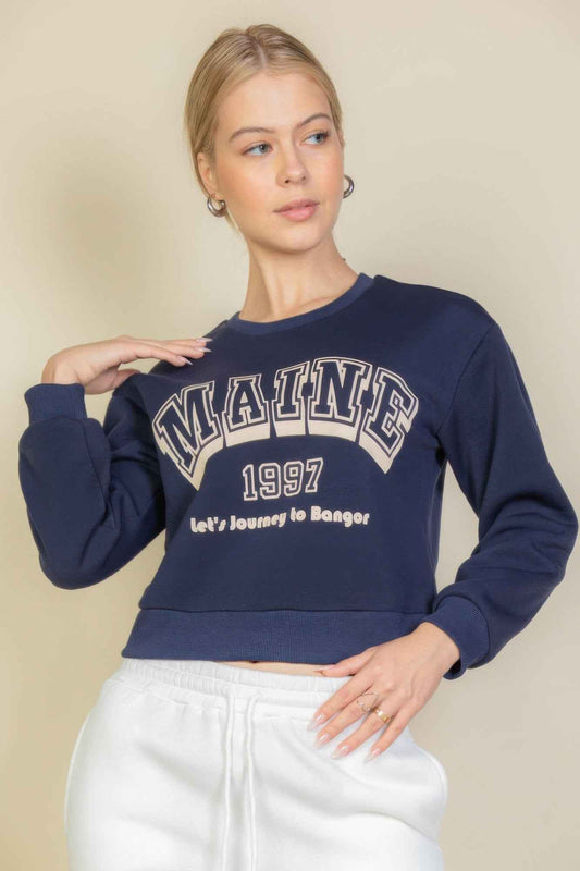 New Arrival – Graphic Drop Shoulder Sweatshirt – New Arrival Now Live